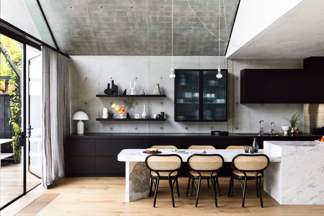 scandizzo concrete family house in melbourne by kennon