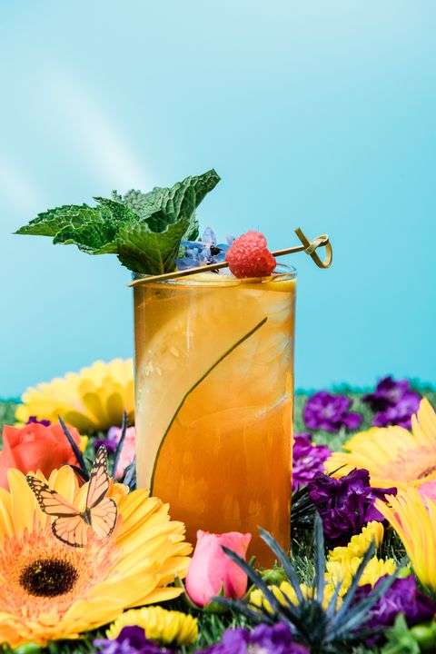 Mai tai, Drink, Plant, Natural foods, Smoothie, Flower, Food, Aguas frescas, Still life, Still life photography, 