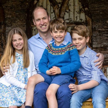 prince william and children pose for fathers day