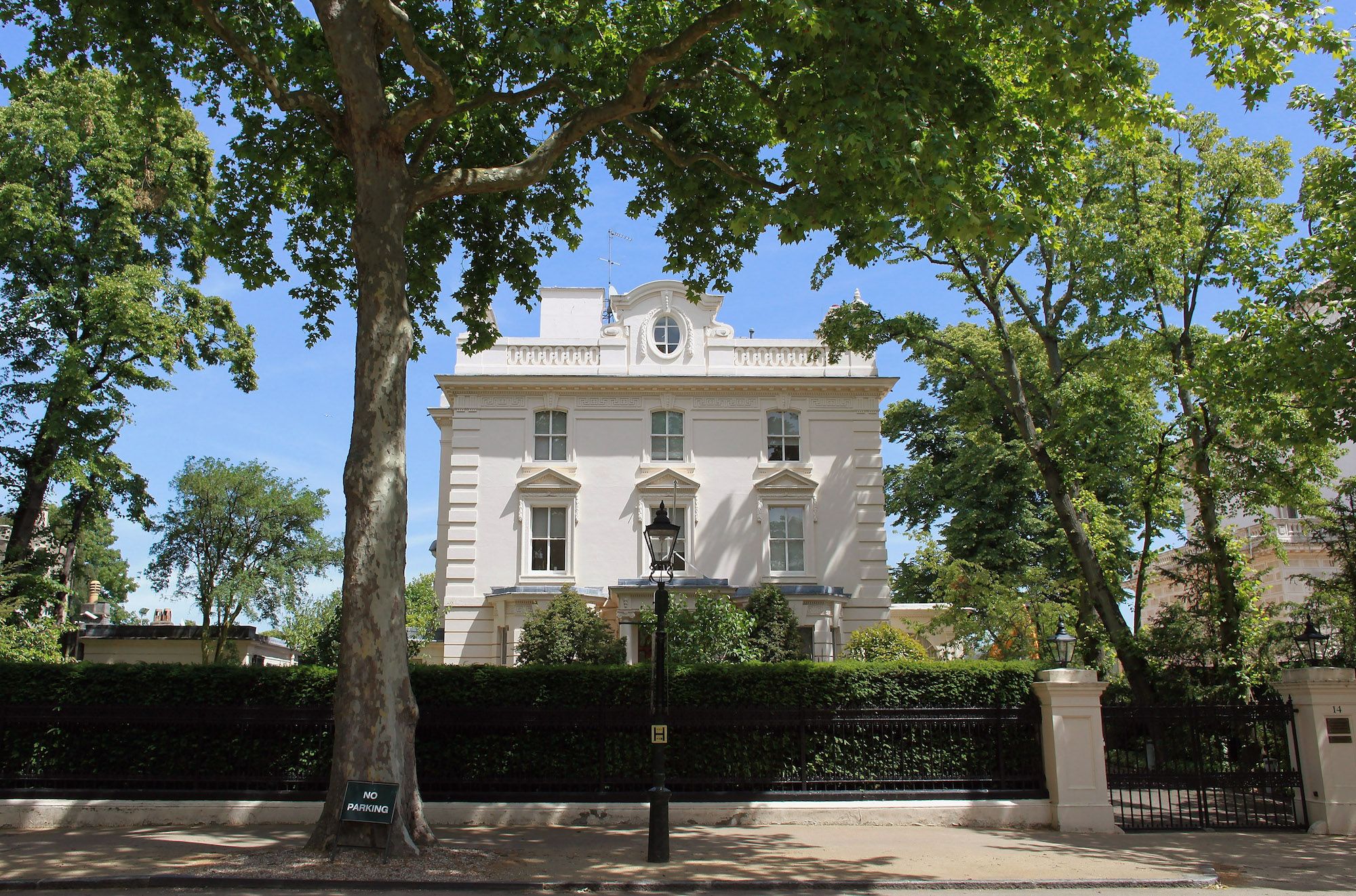 London's Kensington Palace Gardens Is Britain's Most Expensive Street