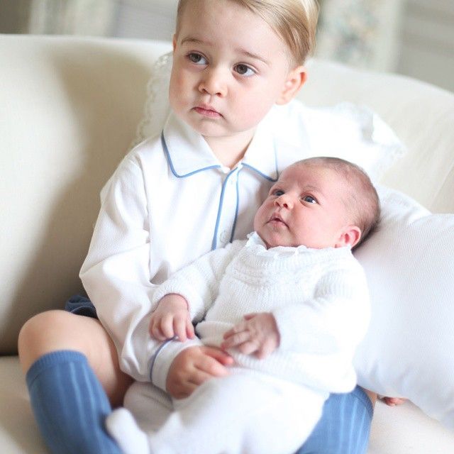 喬治王子與夏綠蒂公主。
