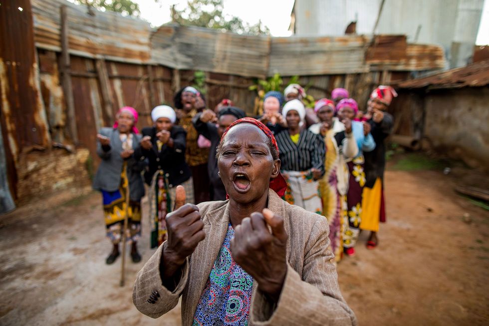 Deze groep vrouwen sloeg de handen ineen om zelfverdedigingstechnieken te leren en terug te vechten tegen jonge bandieten in de sloppenwijk Korogocho