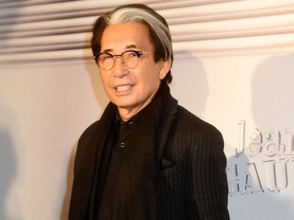 paris, france   january 22 kenzo takada attends the jean paul gaultier haute couture springsummer 2020 show as part of paris fashion week at theatre du chatelet on january 22, 2020 in paris, france photo by foc kanwireimage