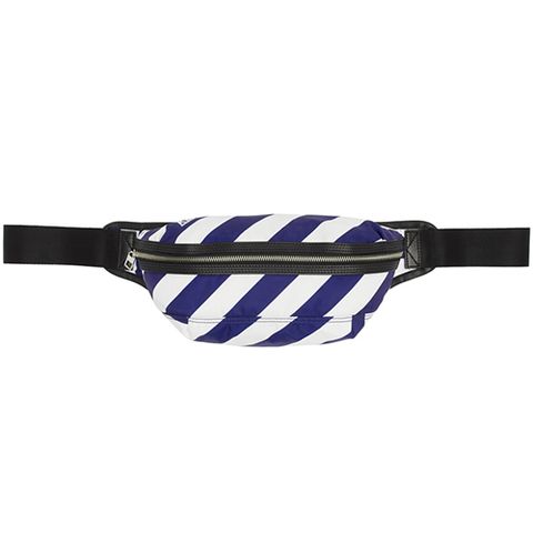 Kenzo Blue & White Striped Fanny Pack