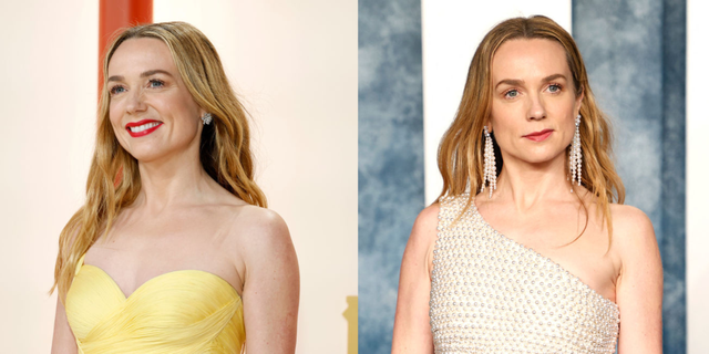 Kerry Condon's wears pearl gown to Oscars after party