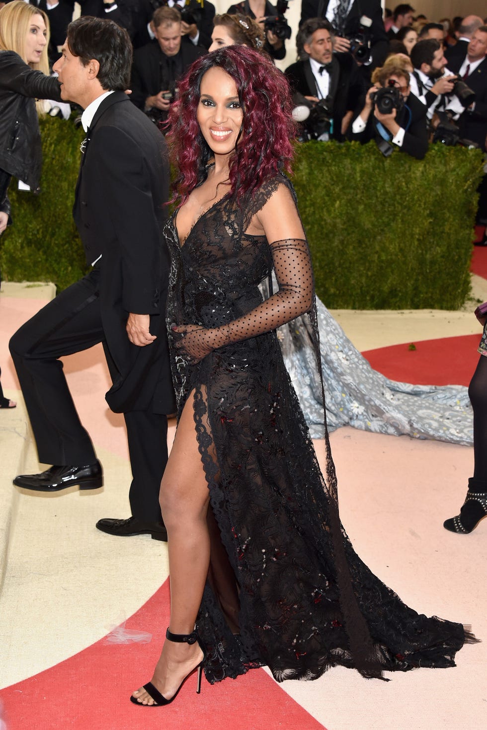 burgundy hair color ideas kerry washington