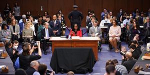 judge ketanji brown jackson testifies on her nomination to become an associate justice of the us supreme court during a senate judiciary committee confirmation hearing on capitol hill in washington, dc, march 22, 2022 photo by doug mills  pool  afp photo by doug millspoolafp via getty images