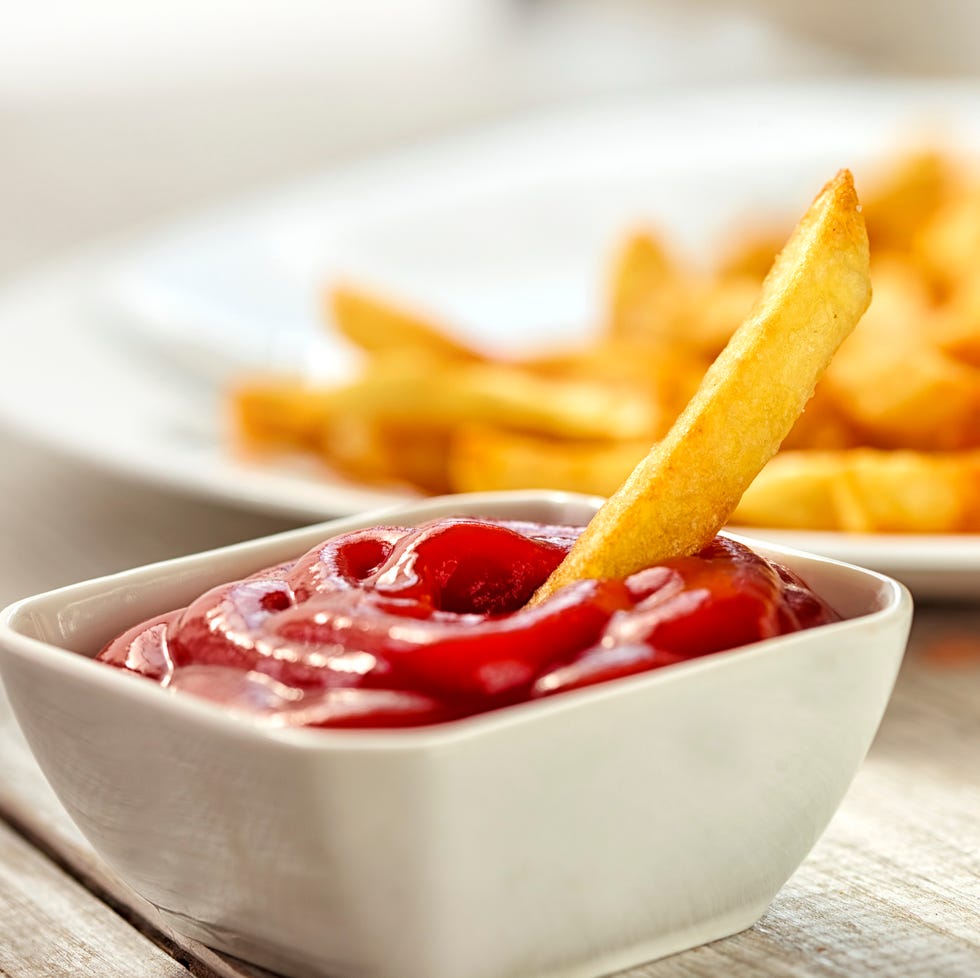 Ketchup with french fries Ketchup with french fries