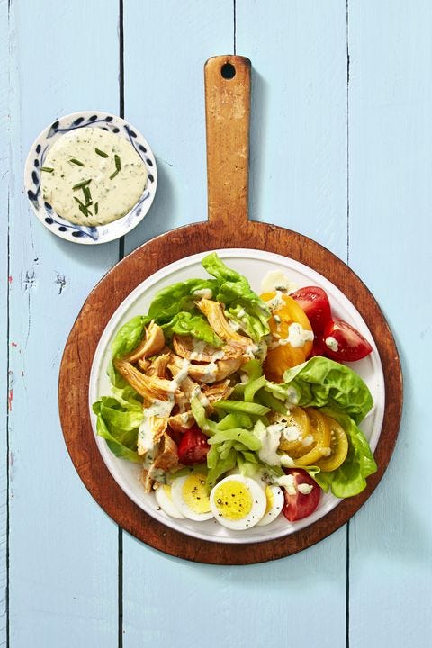 Easy Keto Side Dishes - Chicken Cobb Salad