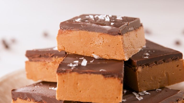 keto peanut butter squares