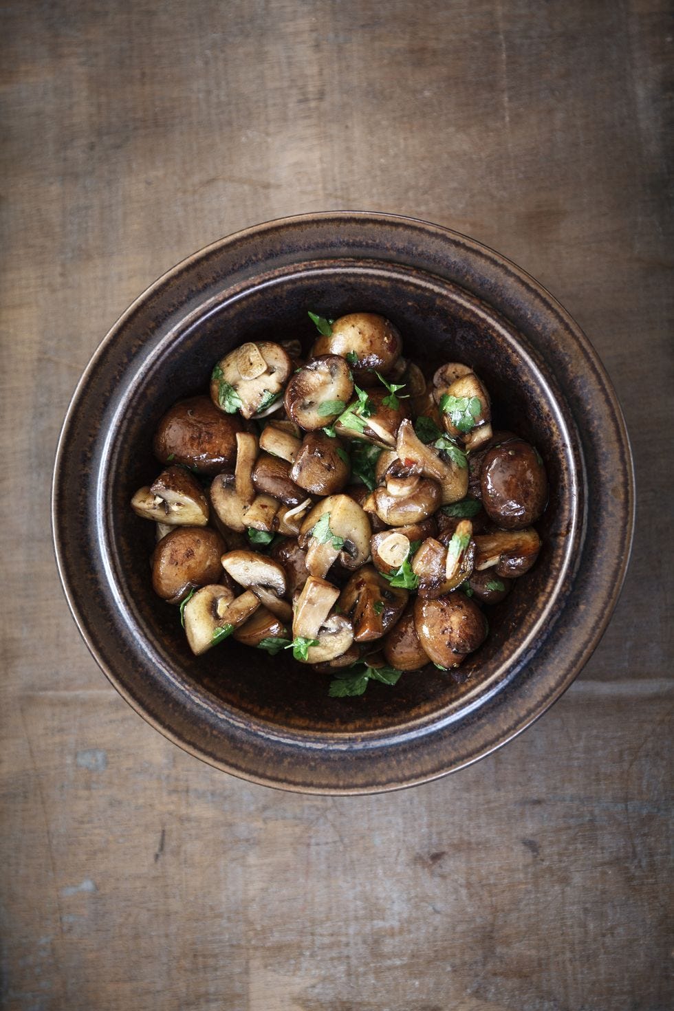 best keto thanksgiving recipes   garlic mushrooms