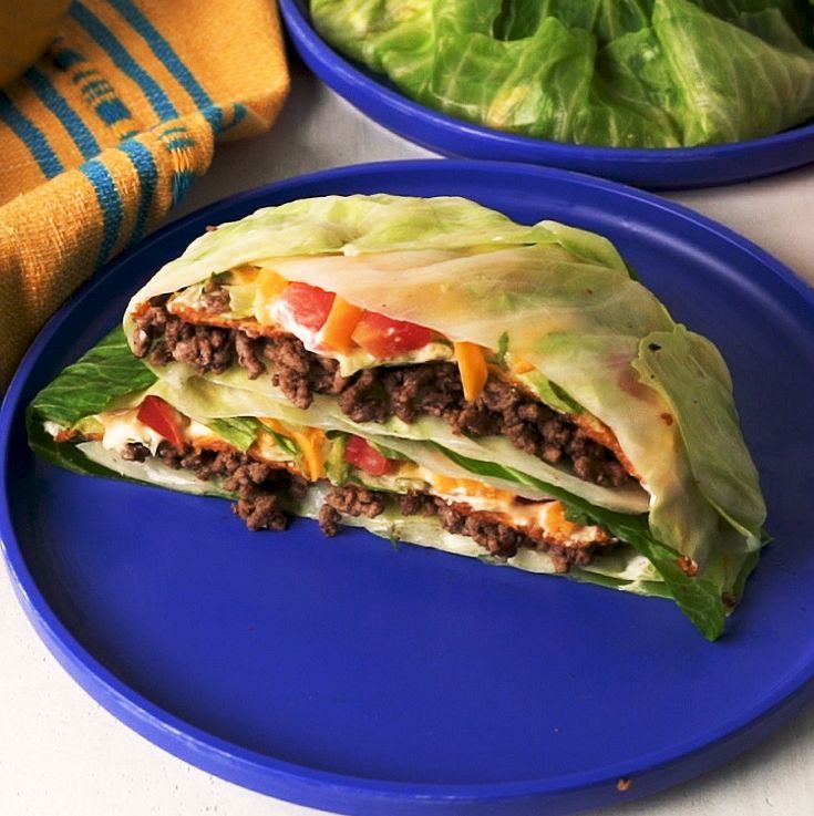 Low Carb Lettuce Wrap Fajita Burrito - An Easy Keto Lunch!