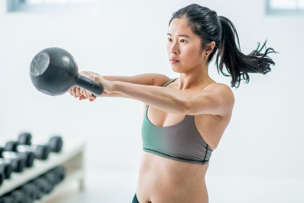 Kettlebell Workouts for Women — This 15-Minute Full-Body Kettlebell Workout  Works All of the Muscles