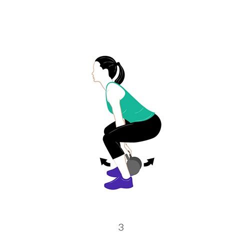 kettlebell exercise illustration