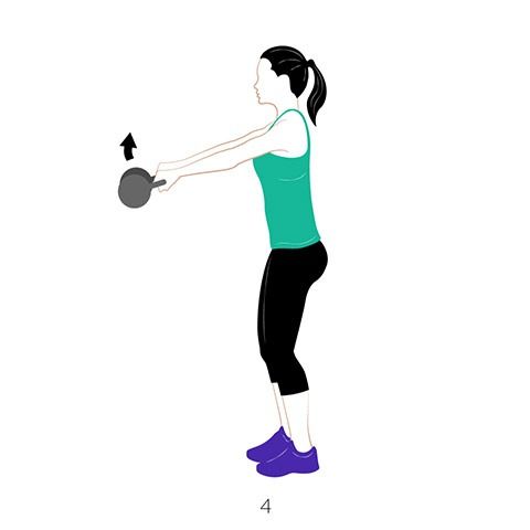 kettlebell exercise illustration