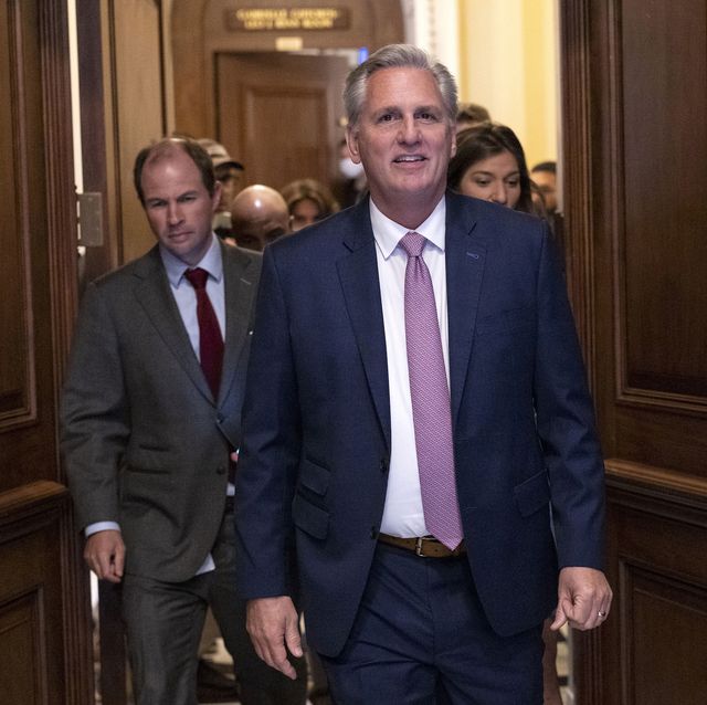 washington, dc   june 30 house minority leader kevin mccarthy r ca leaves the house chambers after a vote on creating a january 6th committee at the us capitol june 30, 2021 in washington, dc the house voted 222 190 to create a 13 member select committee to investigate the january 6th attack on the us capitol photo by kevin dietschgetty images