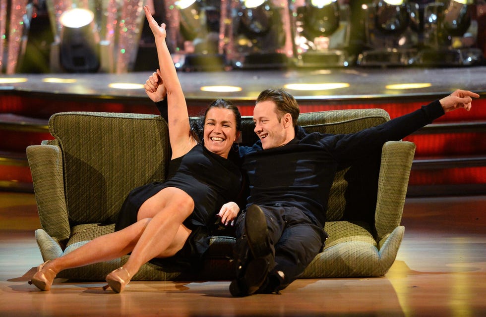 Kevin Clifton and Susanna Reid compete on Strictly Come Dancing in 2013
