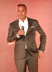 london, england june 20 kevin costner speaks onstage during the paramount uk launch at outernet london on june 20, 2022 in london, england photo by dave j hogangetty images for paramount