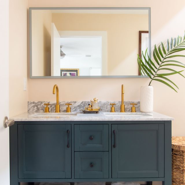 bathroom vanity with double sink