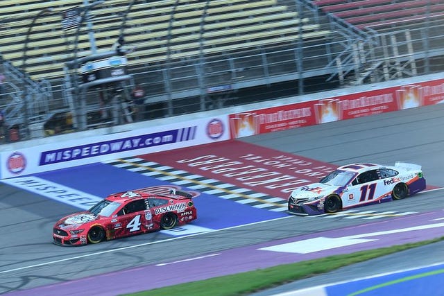 Kevin Harvick Wins Race 2 at Michigan