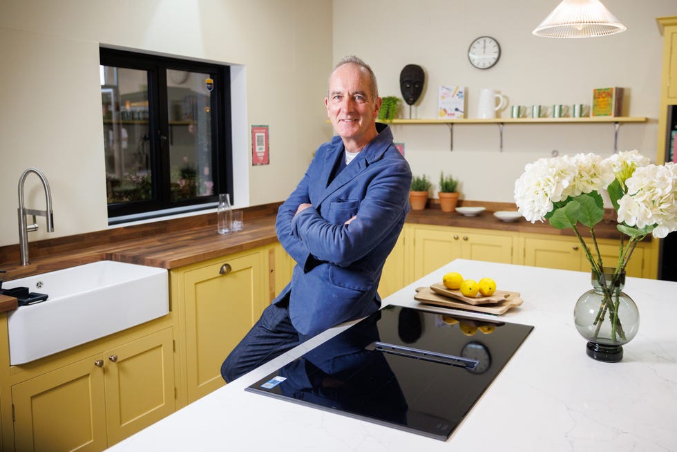 Kevin MacLeod in his dream home kitchen on Grand Designs Live