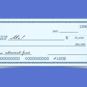 A blank check A blank check