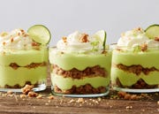 key lime pie mousse