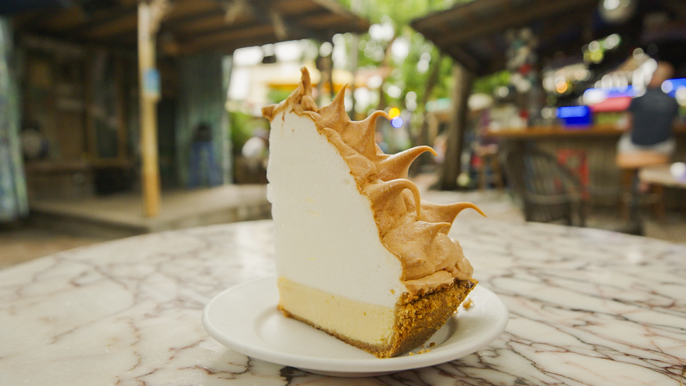 a slice of cake on a plate