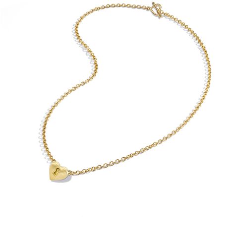 mish new york key to heart necklace