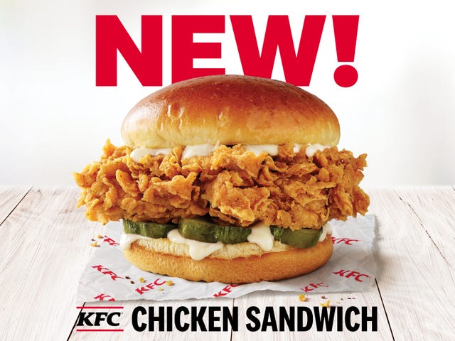 KFC Is Testing A New Chicken Sandwich In Florida