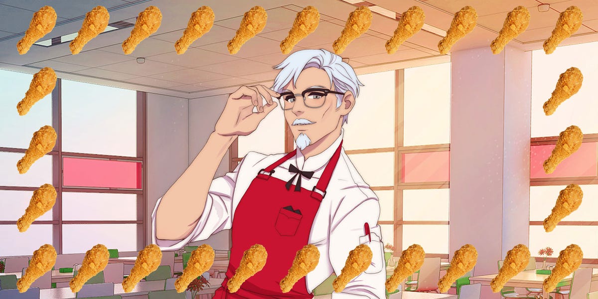 Kfc Dating Simulator Where To Play Kfc Sexy Colonel Dating Game