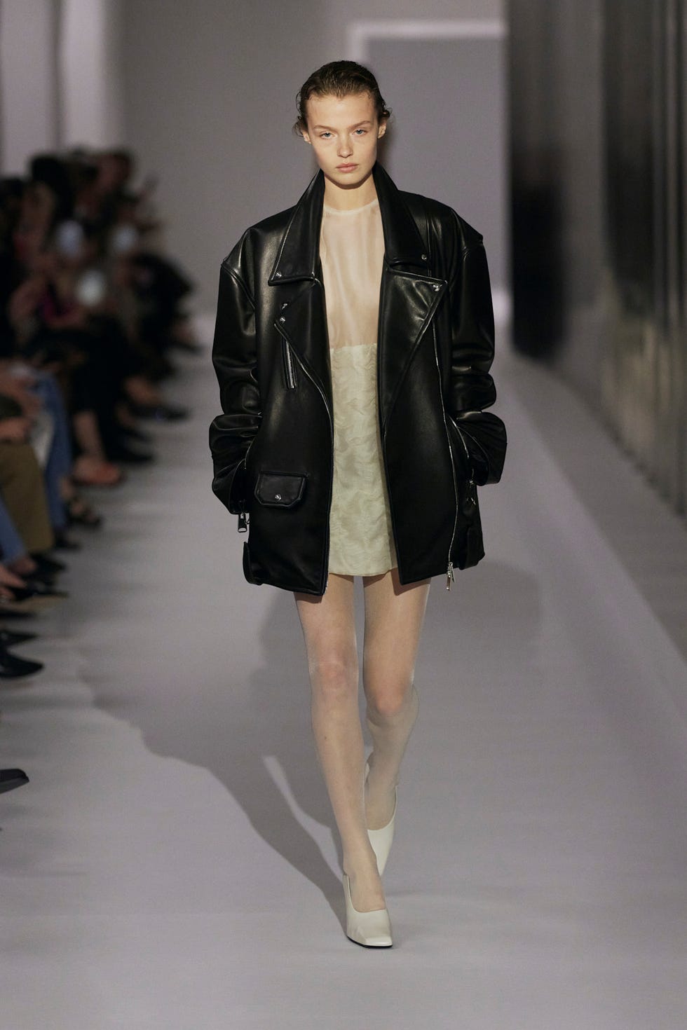 khaite spring summer 2025 runway image of model