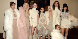 new york, ny   february 11 khloe kardashian, kris jenner, kendall jenner, kourtney kardashian, kim kardashian west, north west, caitlyn jenner and kylie jenner attend kanye west yeezy season 3 at madison square garden on february 11, 2016 in new york city photo by kevin mazurgetty images for yeezy season 3