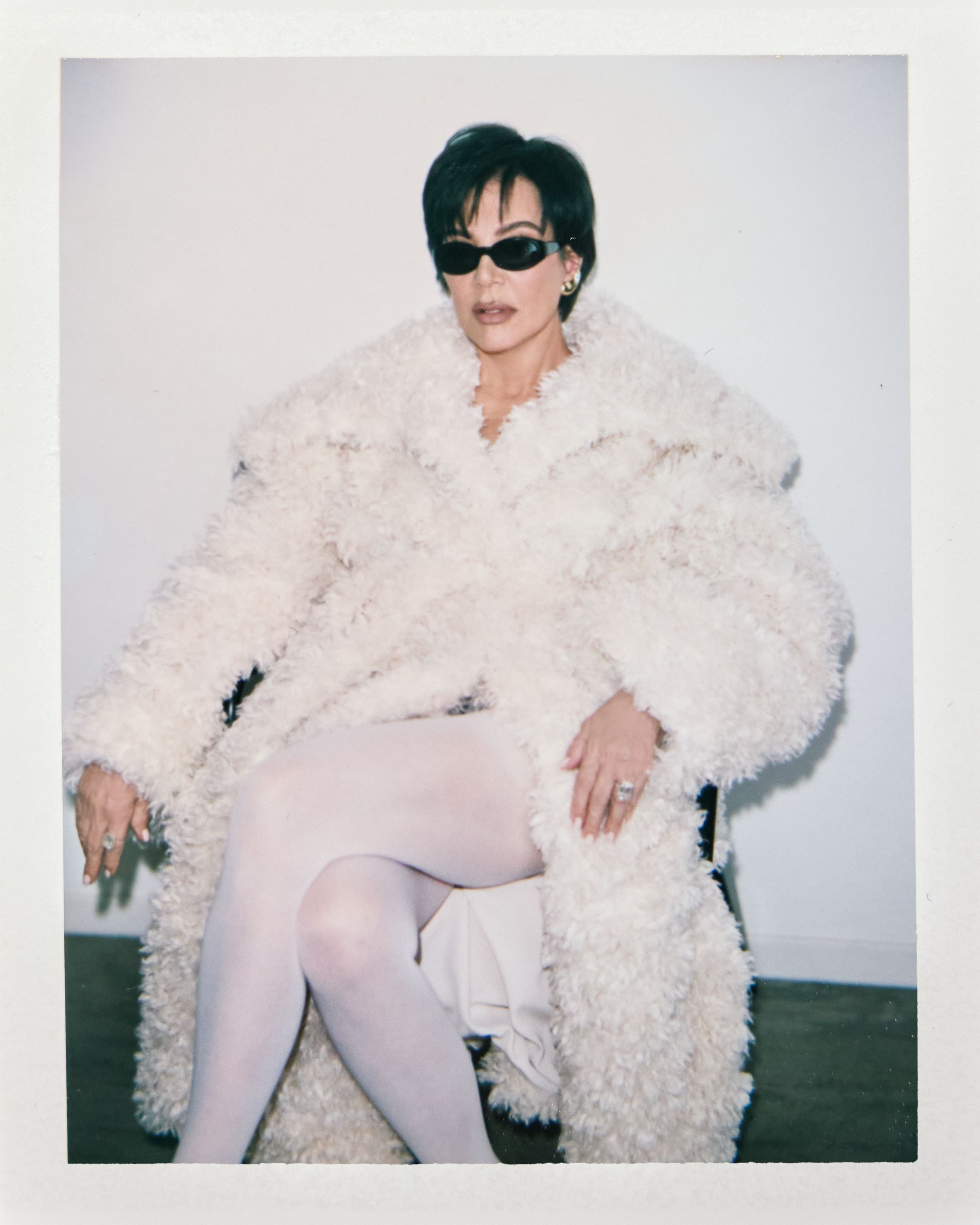 Kylie and Kris Jenner Twin in Fabulously Fluffy Shearling Coats