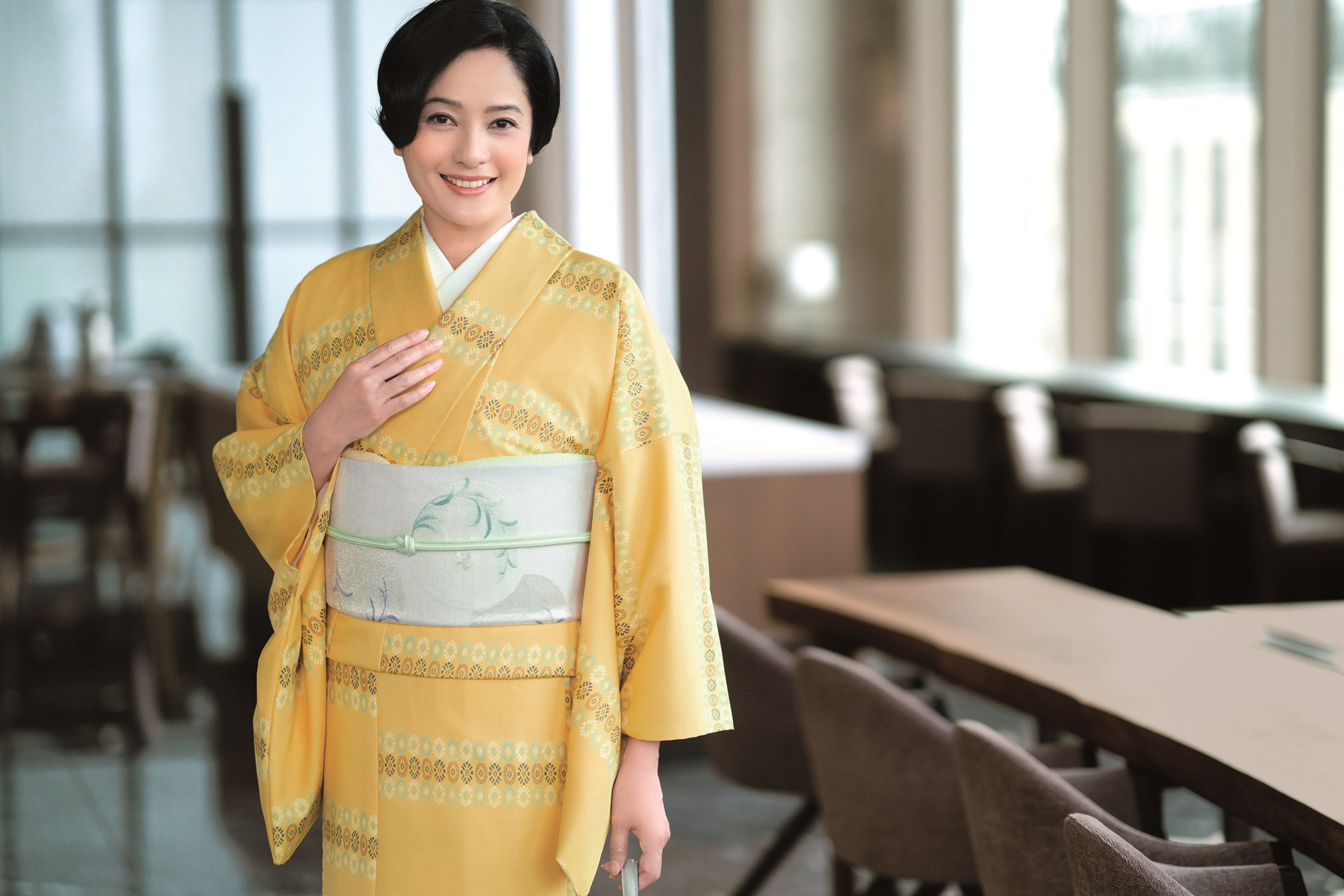 訪問着 レンタル 【単衣】（6月/9月向け着物）石目グレー色 NT