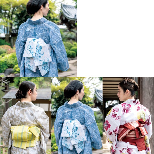 帯 （作り帯 麻の葉 リボン りぼん 浴衣帯 結び帯| きもの館 創美苑）