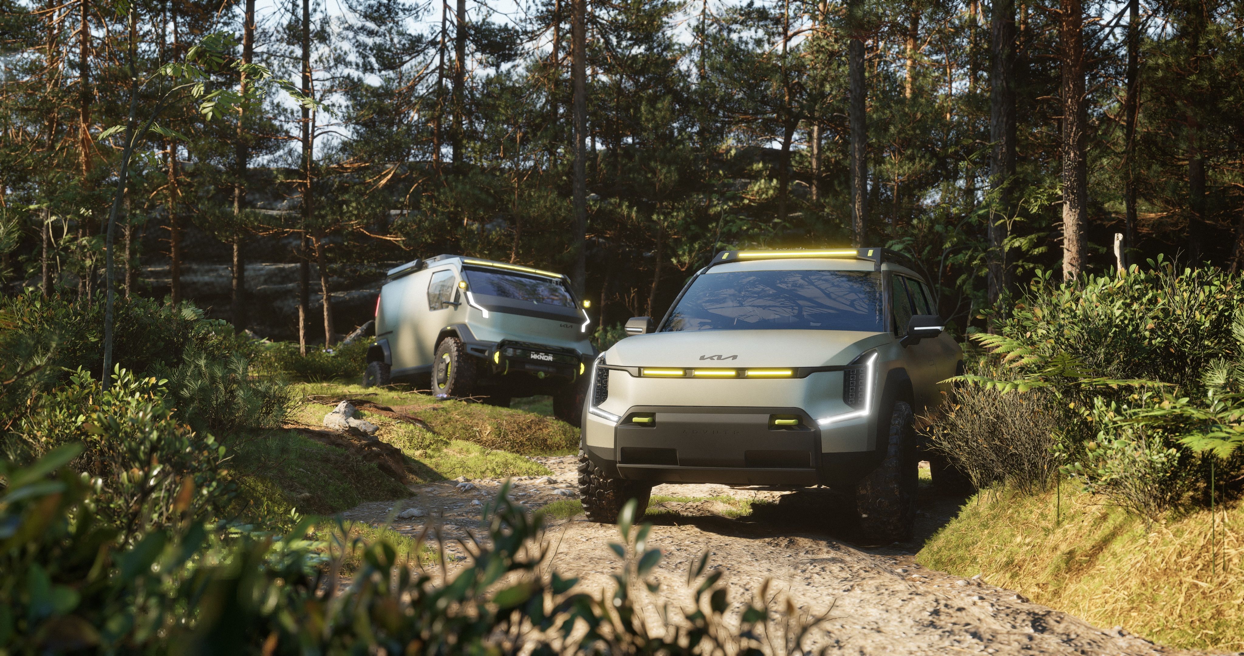 Kia Leans Into Off-Roading Lifestyle With EV9 'Advntr' Concept