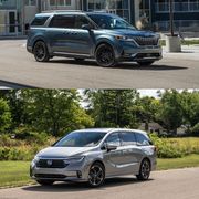 kia carnival front and rear and honda odyssey front and rear