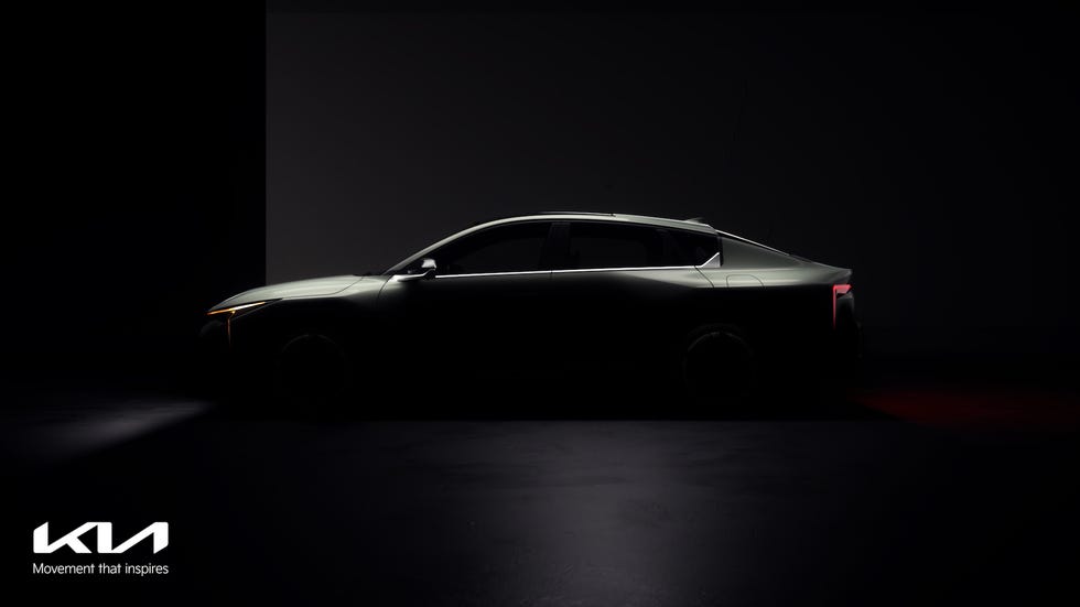 kia k4 teaser side shot