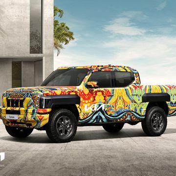 a car with a painted design