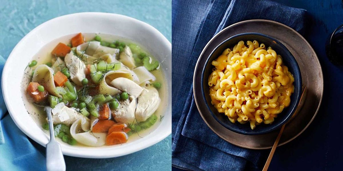 kid friendly dinner ideas slow cooker chicken noodle soup and stovetop mac and cheese