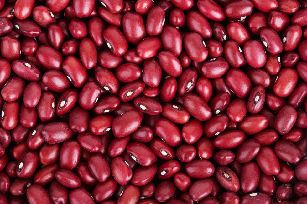 full frame of kidney beans