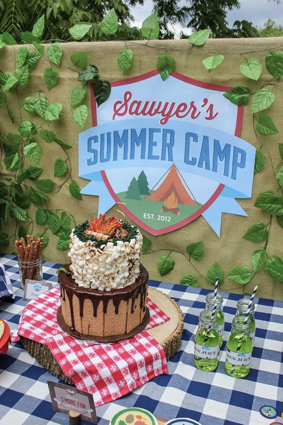 kids birthday party themes summer camp