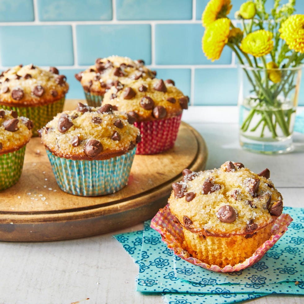 kids breakfast ideas chocolate chip muffins