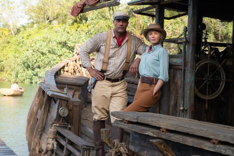 dwayne johnson as frank and emily blunt as lily in jungle cruise photo by frank masi © 2020 disney enterprises, inc all rights reserved dwayne johnson as frank and emily blunt as lily in jungle cruise photo by frank masi © 2020 disney enterprises, inc all rights reserved