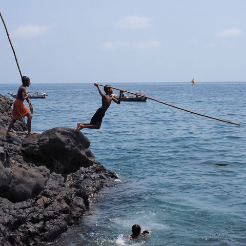 Rock fishing, Angling, Fishing, Casting (fishing), Recreation, Sea, Fishing rod, Fisherman, Water, Ocean, 