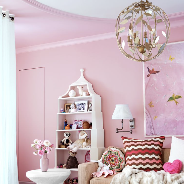 Dollhouse Genevieve Stripe Pink Wallpaper