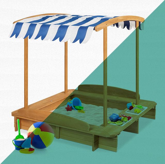 Buy Badger Basket Convertible Sandbox with Canopy & Benches Online