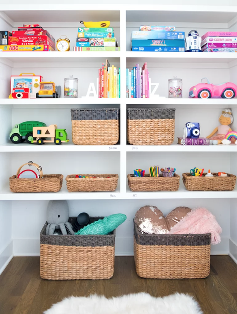 Playroom Storage Ideas- Decorating Built Ins