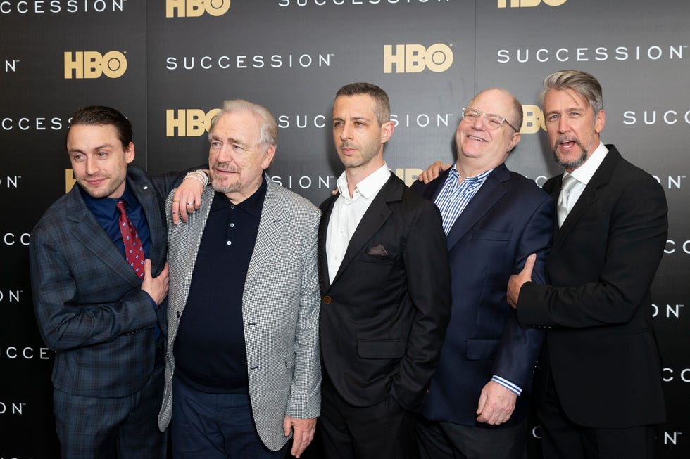 Kieran Culkin, Brian Cox, Jeremy Strong, Frank Rich, Alan...